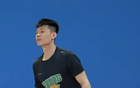 遼寧隊(duì)訓(xùn)練，王嵐嵚張峻豪在陣，代彥龍隨隊(duì)，楊鳴單車訓(xùn)練。